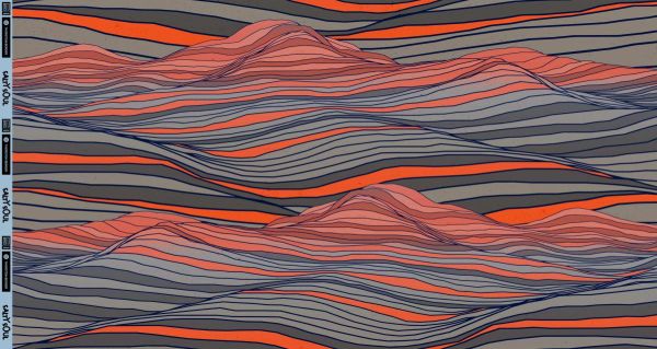 Jersey Kombistoff Dünen beige grau - Salty Soul by Thorsten Berger