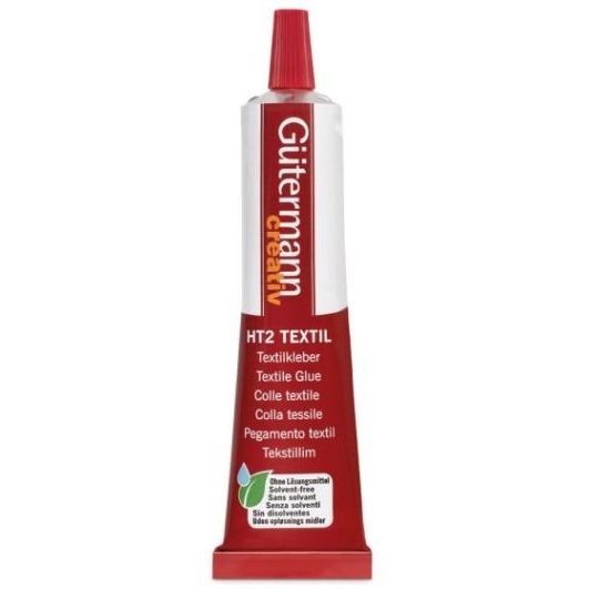 Textilkleber 30g von Gütermann - Klebstoff ohne Lösungsmittel für Baumwolle Jeans Leinen Filz ...