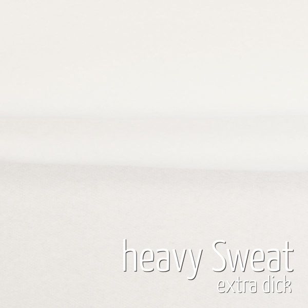 extra dicker Softsweat weiß - kuschliger warmer Wintersweat