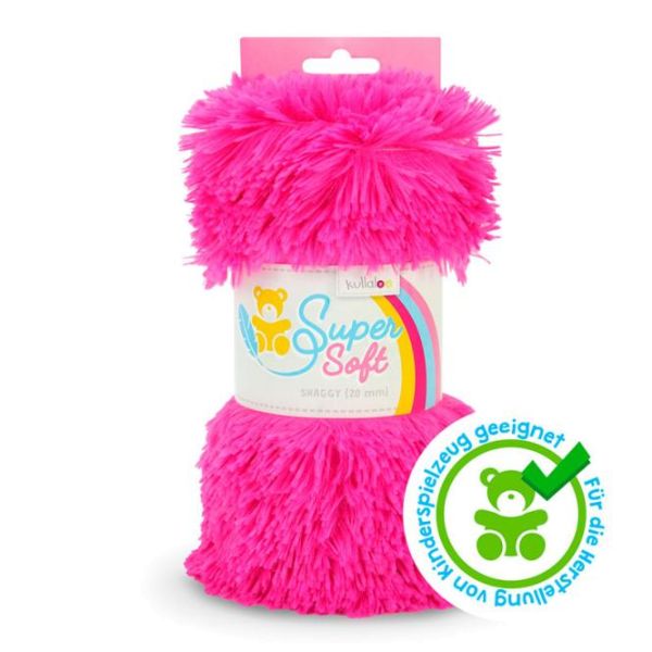 Kullaloo Zottel Shaggy pink – Langhaarplüsch 100x75cm
