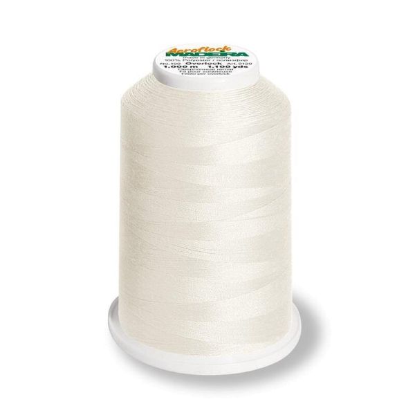 Aeroflock 100 creme weiß - 1000m Bauschgarn von Madeira - Overlock Garn