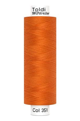 großes Rolle Nähgarn orange Fb. 351 - 500m Gütermann Allesnäher - Toldi Nähseide