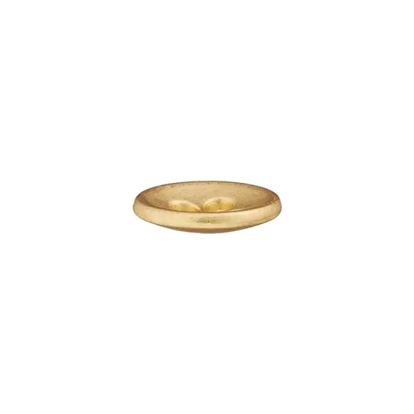 Metallknopf gold matt 9 mm 4-Loch waschbar bis 60 °C