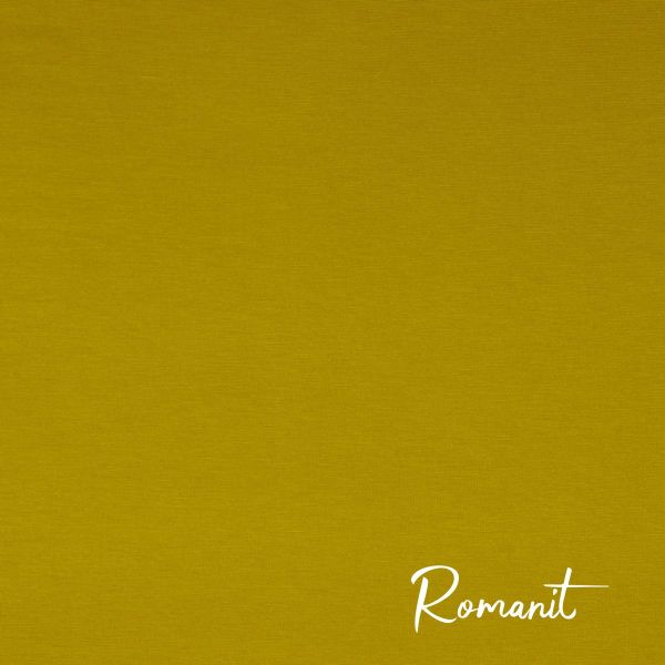 Romanit Jersey senf - Punto di Roma Royal uni ochre Powerstretch