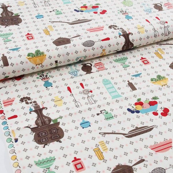 Baumwolle Retro Küche - Kitchen Serie Cook Book by Lori Holt