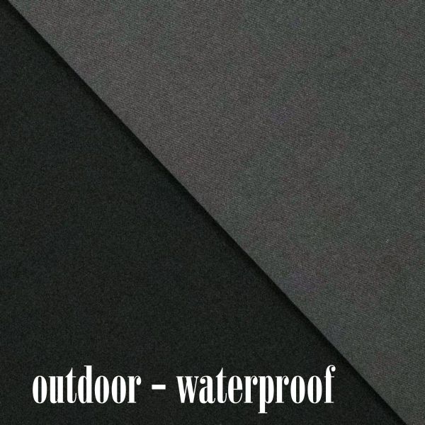 Bengaline Stretch schwarz - waterproof - perfekt für Jacken Parka Hosen und Outdoorkleidung