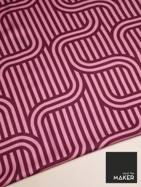 Mind the MAKER Viskose Twill Ziggy Rouge ECOVERO Stoff