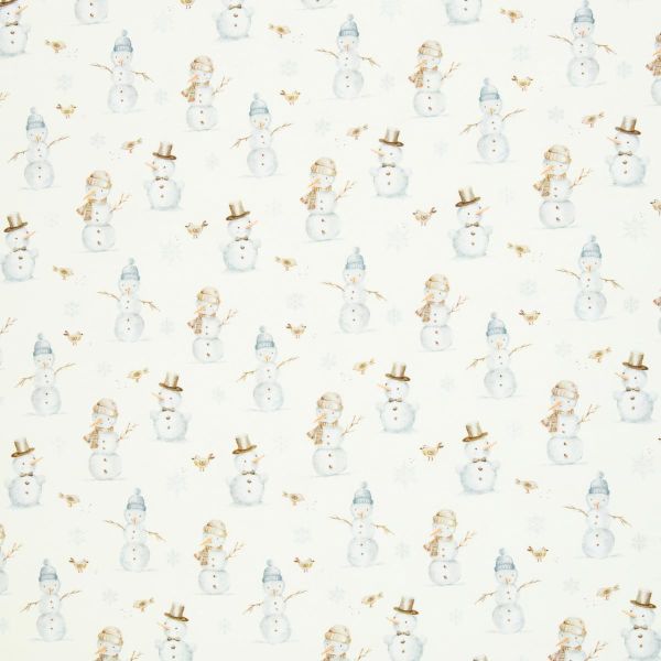 Sweat mit Schneemann creme - French Terry Snowman Beyond Nordic