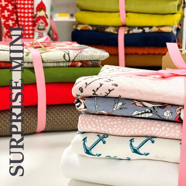 MINI Stoffmix Paket für Schatzjäger - mit rosa Schleife