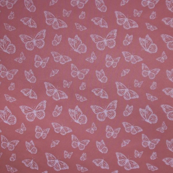 Softshell Schmetterlinge altrosa Reflektor Magic – reflektiert Licht im Dunkeln