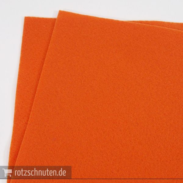 Bastelfilz orange A4 20x30cm – Folia Filz feine Wollqualität
