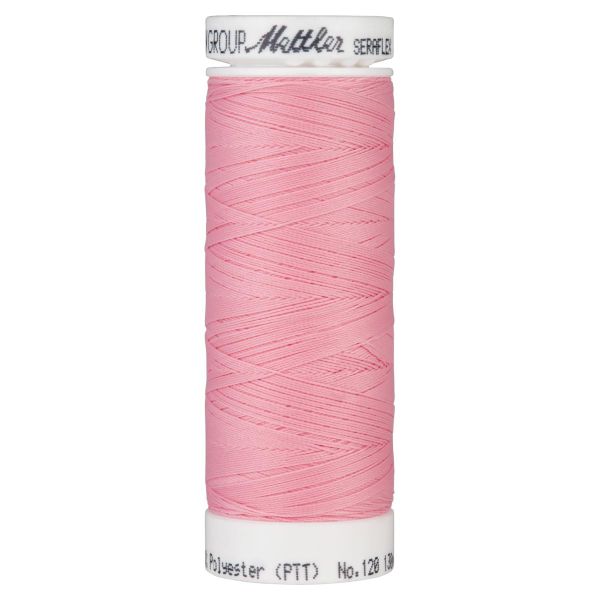 Seraflex Elastikgarn rosa - 130m Nähgarn für elastische Nähte No.120 von Mettler