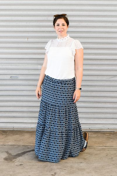 Schnittmuster Maxirock Stufenrock Damen Lillesol woman No.66 Gr. 34-58