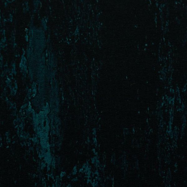 Sweat mit Struktur Druck petrol - Halloween Tales Kombi Monster French Terry by Thorsten Berger