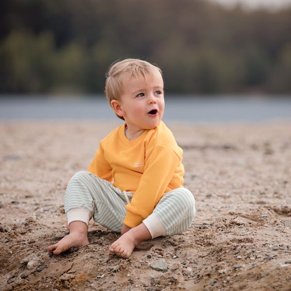 French Terry 3-Faden in Bananengelb - Überbreite (2,15cm) von See You At Six