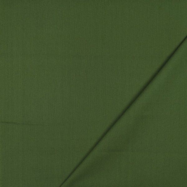 Baumwollstoff uni waldgrün - Baumwolle Popeline – Cotton Poplin forest green
