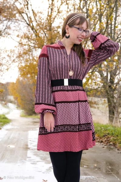 Viskose Kleider & Hosenstoff grafisch gemustert beere - Molina von Swafing by Bienvenido Colorido