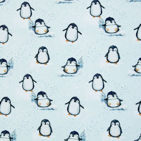 French Terry Pinguine Arctic – Christiane Zielinski Swafing