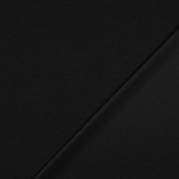 Scuba Jersey schwarz - Modaljersey mit etwas Stand