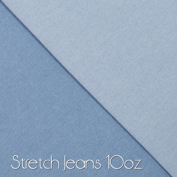 Twill Denim 10oz Cotton Lycra – Stretch Jeans hellblau für Kleidung & Accessoires