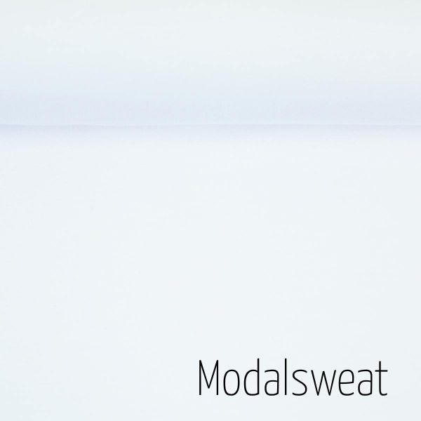 Modal Sweat in weiß - Serie Paula von Swafing - French Terry in aktuellen Trendfarben