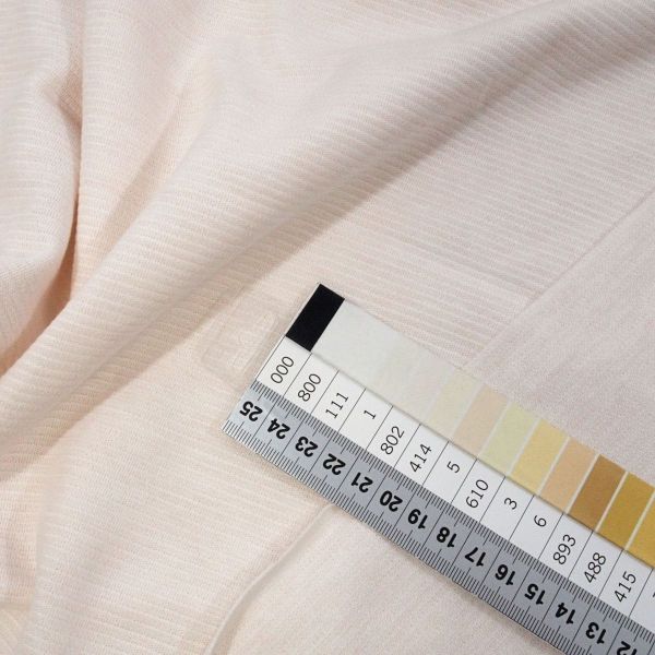 Bio Strick Jersey creme - Mind the Maker Organic Woolen Ottoman creamy white