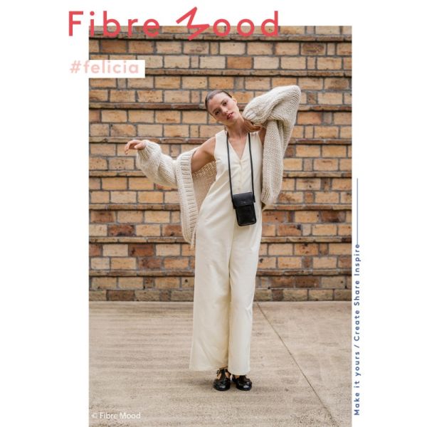 Baumwoll Twill Denim creme – elastischer Jeansstoff in Ecru aus der Fibre Mood Edition 26
