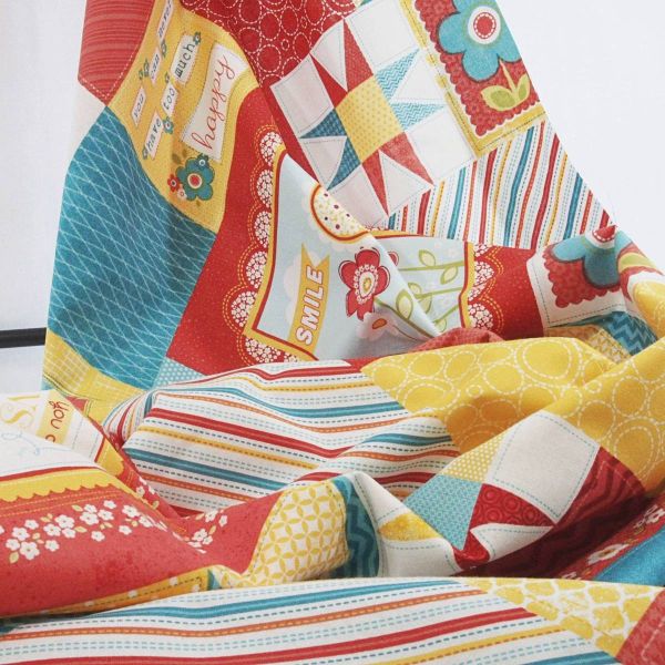 Baumwolle Appli Patches bunt - Serie Juicy Fruit 50x110cm