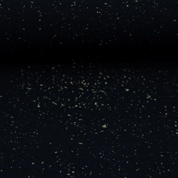 Sweat mit Sprenkeln dunkelblau - French Terry Sparkle navy Wild Child