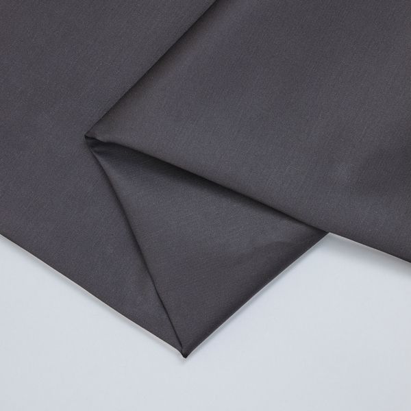 Organic Cotton Stretch Twill uni dunkelgrau – Mind the Maker Baumwoll Köper