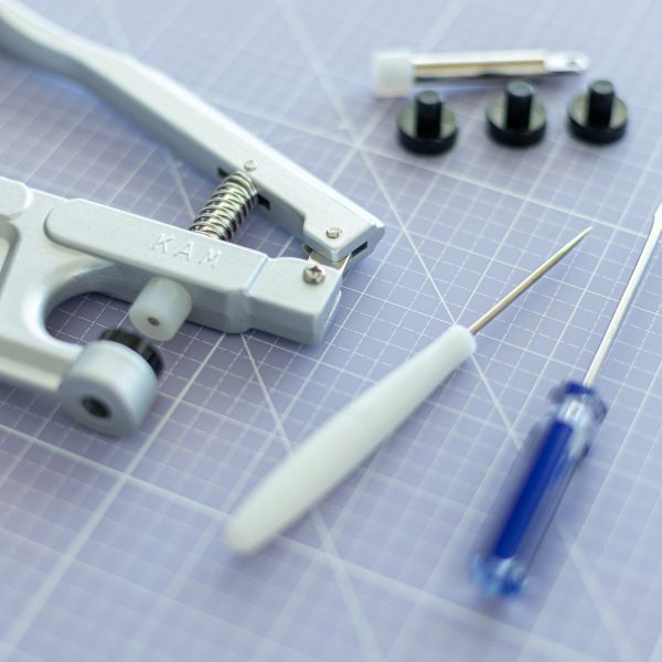 Kam Snap Zange – für alle Größen Herzen und Sterne mit Ahle