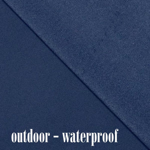 Bengaline Stretch denim jeans blau - waterproof - perfekt für Jacken Parka Hosen und Outdoorkleidung