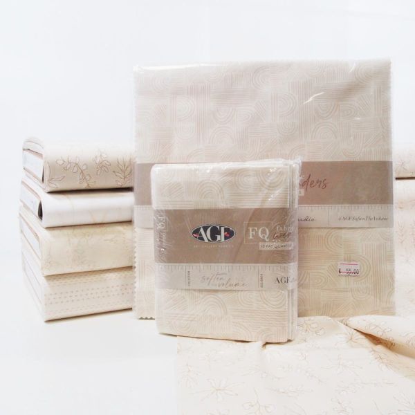 Fat Quarter Stoffpaket Art Gallery Soften the Volume - 10 Designs je 50x55cm