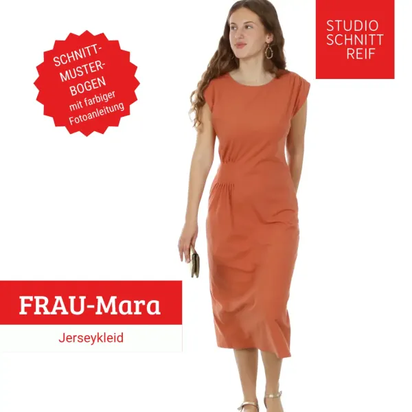 Schnittmuster FRAU MARA • Jerseykleid von Studio Schnittreif • Gr. XS-XXL
