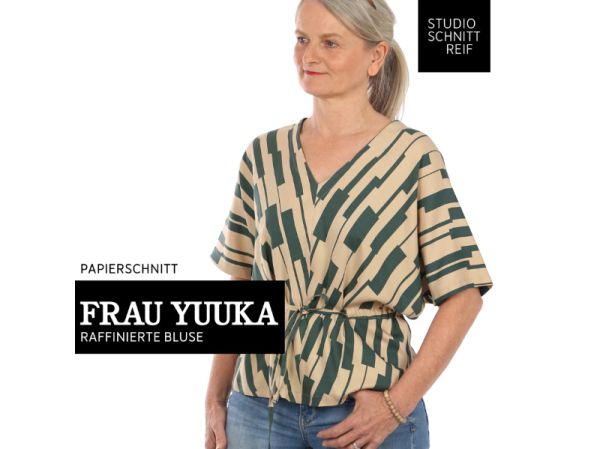 Schnittmuster FRAU YUUKA • leichte Tunika Bluse für Damen • Gr. XS-XXL