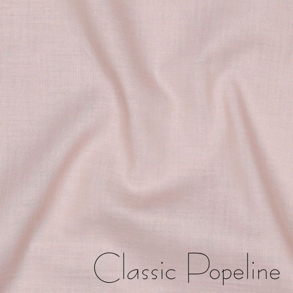 Baumwollstoff uni hell rosa - Baumwolle Popeline – Cotton Poplin light rose