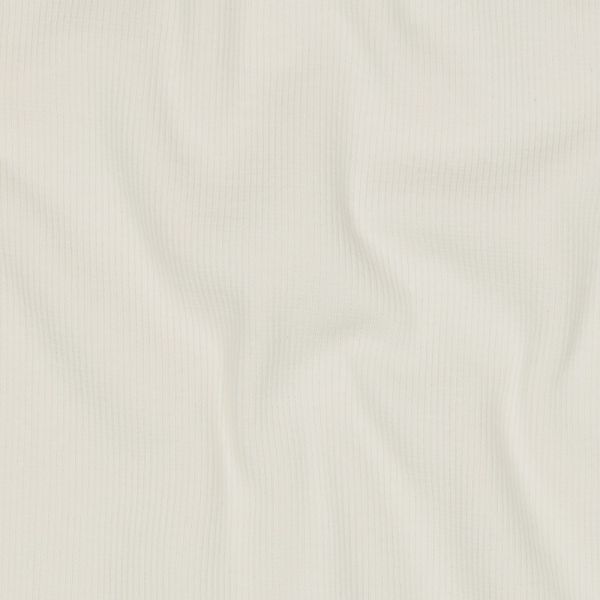 Bio Strickbündchen creme weiß – fein geripptes Bündchen 2x2 Organic Rib Tube ecru