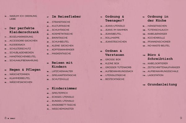 Nähideen, die Ordnung schaffen - Nähprojekte Aufräumen Verstauen Sortieren Ordnen