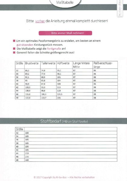 Schnittmuster Sweatjacke Mantel Mavinny Parka von KiBaDoo