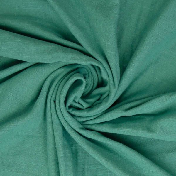 Double Slub Musselin mint grün – Double Gauze Sorea aus Baumwolle