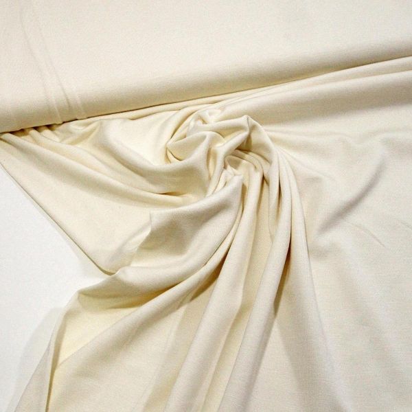 Viskose Jersey knitterfrei aus Bambus creme weiß - cold bamboo jersey knit
