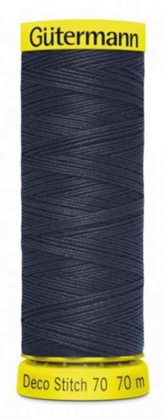 Deco Stitch 70 navy - 70m kräftiges Nähgarn Fb. 0339 von Gütermann für Zierstiche und Steppnähte