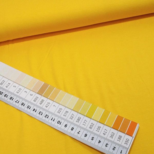 Viskose Jersey knitterfrei aus Bambus gelb - cold bamboo jersey knit