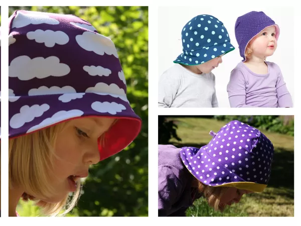 Schnittmuster LILLI • Sommerhut aus Jersey von Studio Schnittreif • KU 39-58cm