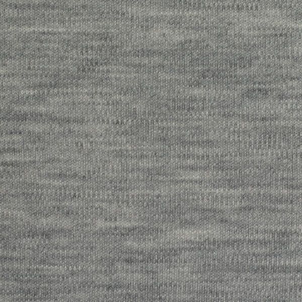 Weicher dünner Merinostrick in grau meliert - 100% Schurwolle Merino Strickstoff von Swafing