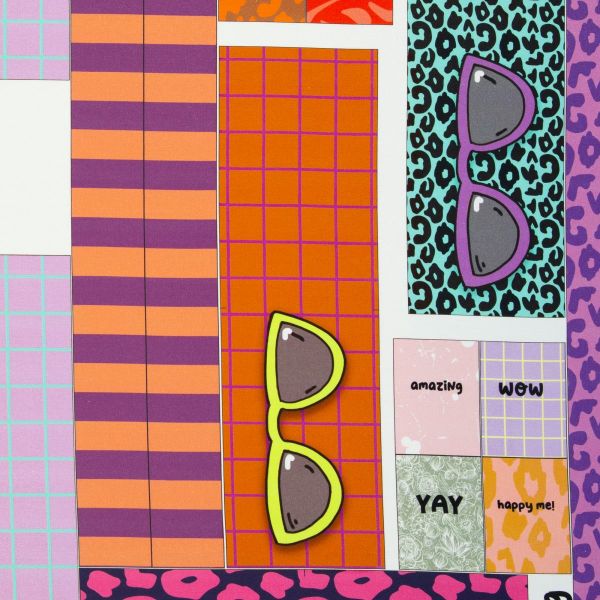 DIY Nähset Cherry Picking Bag Discokugel und Button - Beutel Tasche Panel 95x140cm