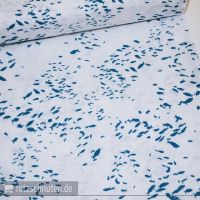 Baumwolle Art Gallery Skopelos - 34601 Fish Scholeio Intense – Fisch Schwarm weiß petrol Baumwolle Art Gallery Skopelos - 34601 Fish Scholeio Intense – Fisch Schwarm weiß petrol