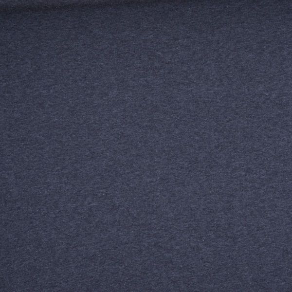 Sweat uni dunkelblau meliert - French Terry MAIKE Melange von Swafing