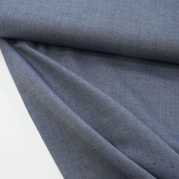 Tencel Viskose Baumwolle Leinen Mix dunkelblau - Lyocell Elina von Swafing