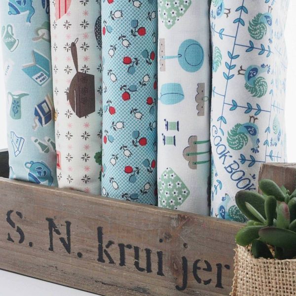 Baumwolle Retro Küchenmotive - Kitchen Serie Cook Book by Lori Holt